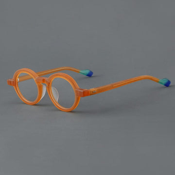 Dimash Round Acetate Optical Glasses Frame Round Frames Southood Orange